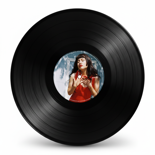 Vinyl - Red Dress PNG